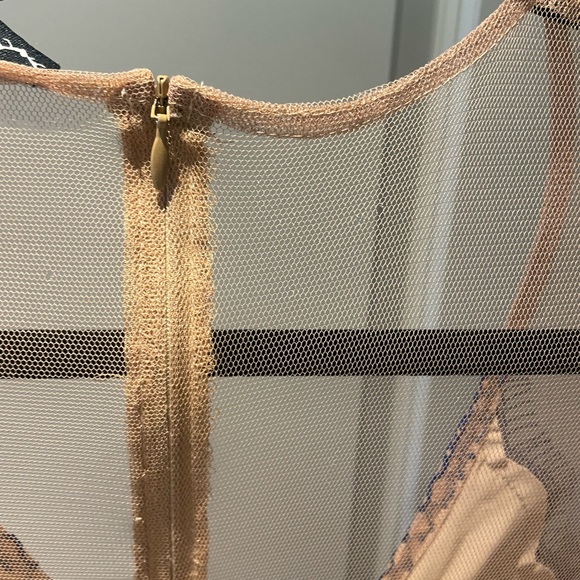 For Love & Lemon Small Antigua Mini Dress Blue - Picture 8 of 10